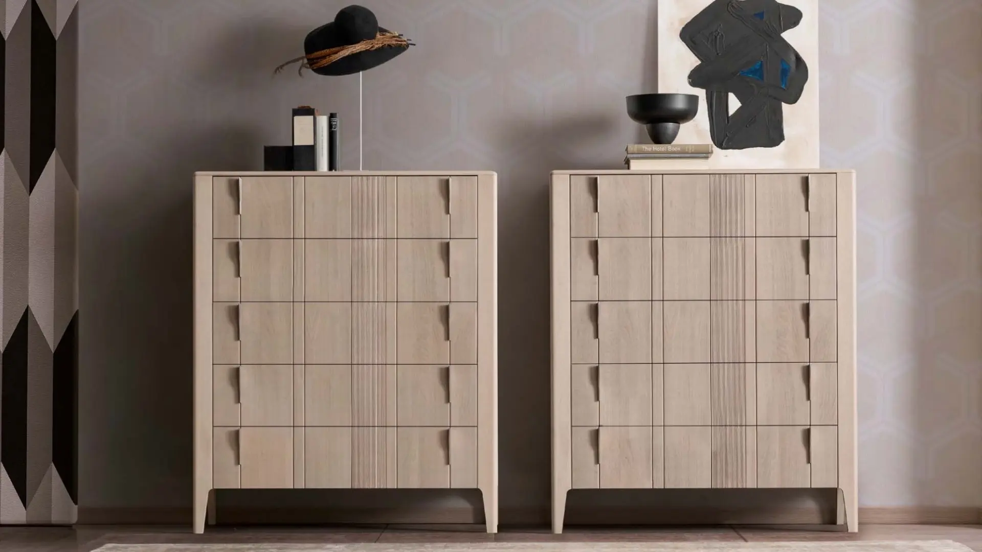 Domino chest of drawers