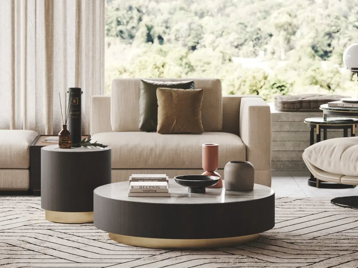 Gold Coffe Table