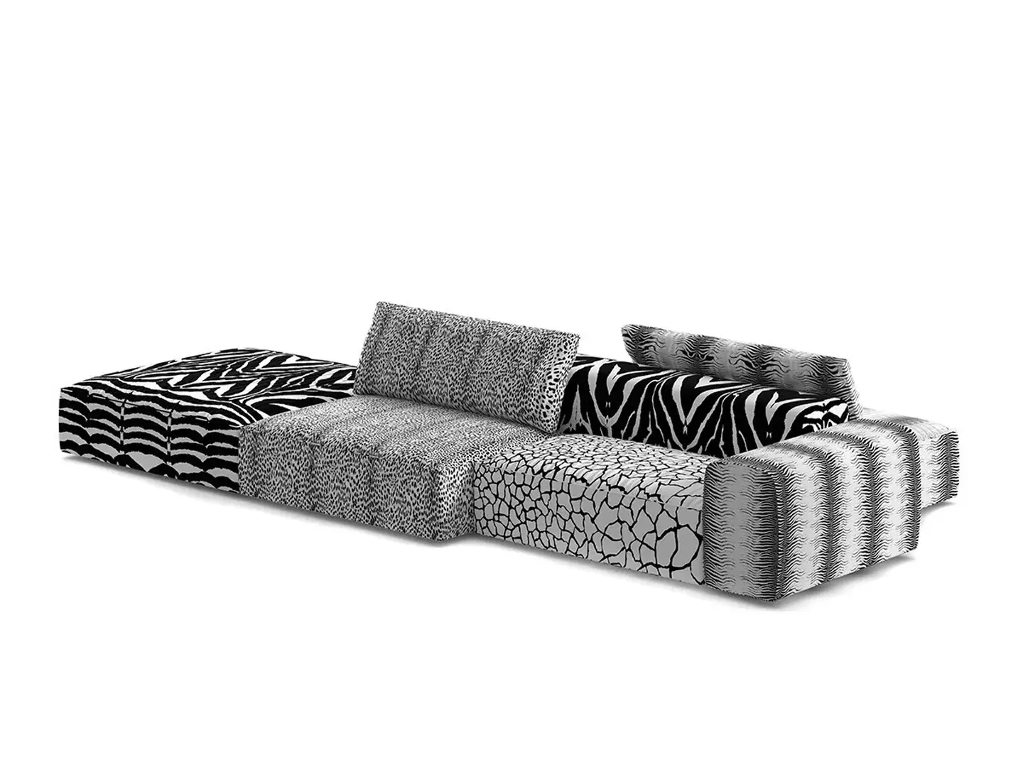 roberto cavalli, home interiors, dahlak, outdoor, sofa, salone milano