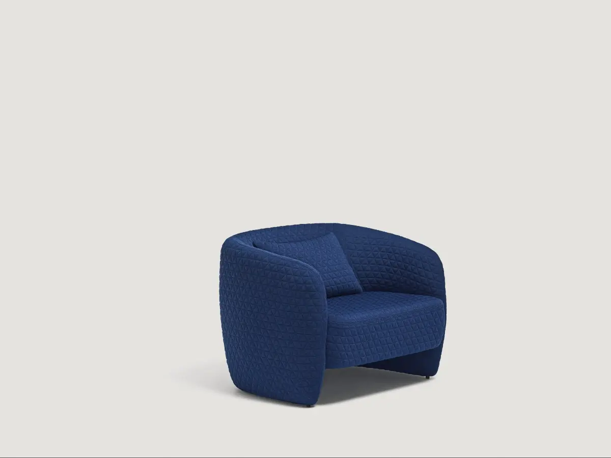 Plum lounge chair Salone del Mobile