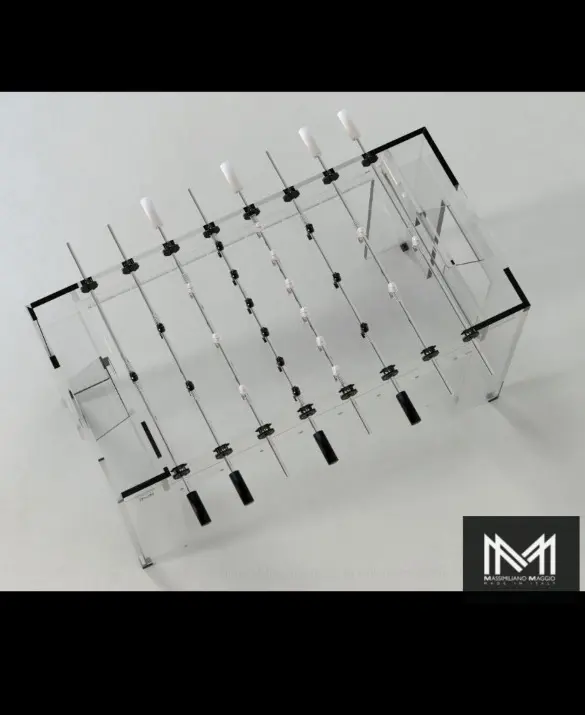 Massimiliano Maggio - Crystal Modern Foosball Table