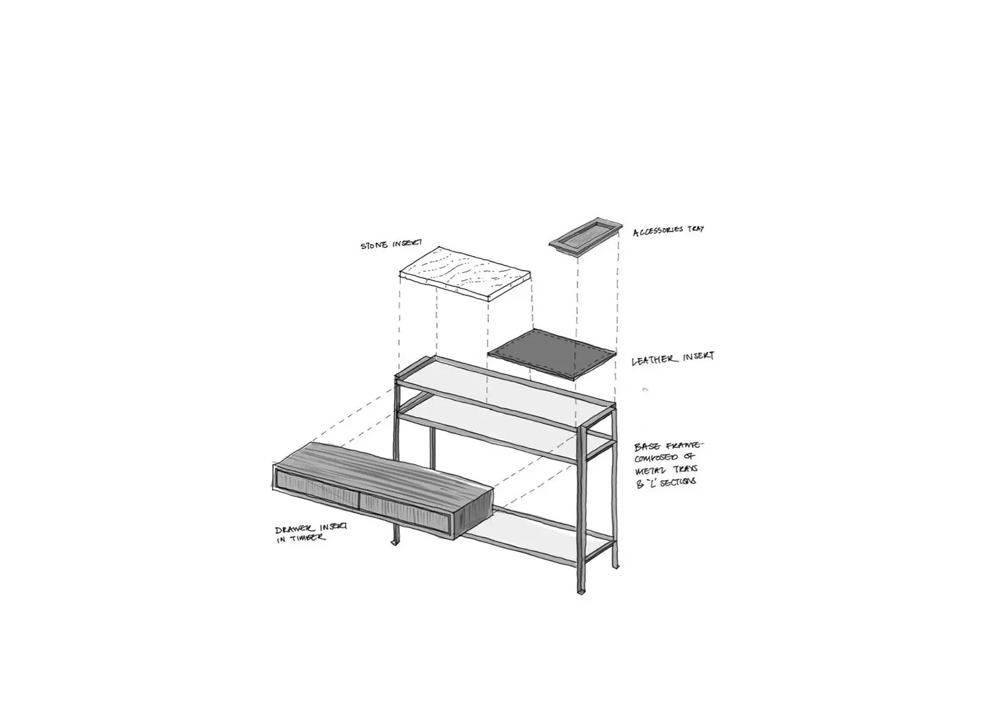 CONSOLLE LINA - design Squire&Partner