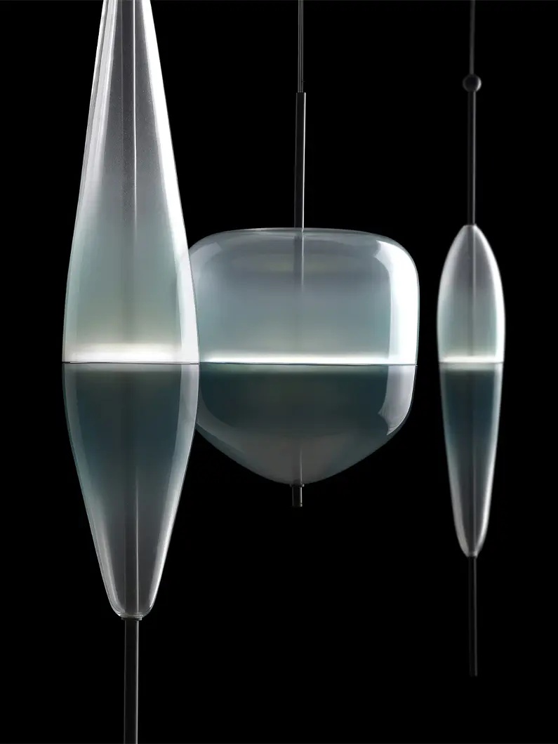 nao tamura, flowt, wonderglass, salone milano, light design, euroluce