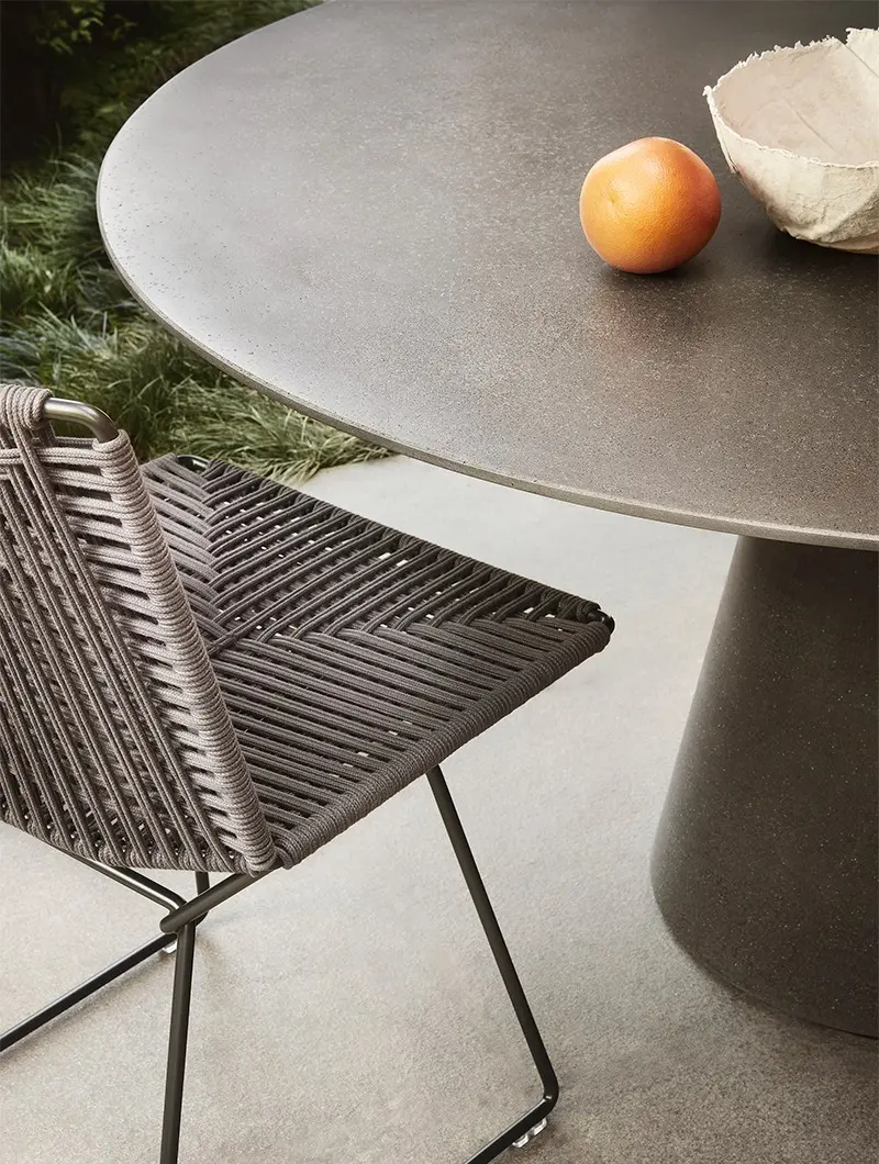MDF Italia Outdoor collection - Neil Twist chair detail