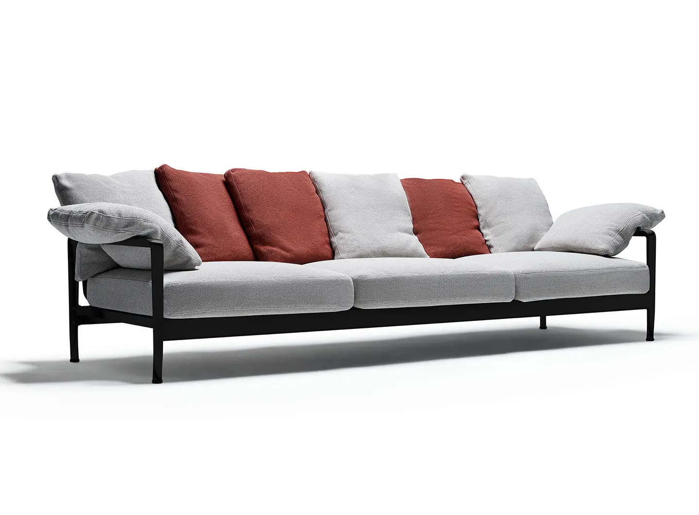 Knoll - Lissoni three-seat Sofa by Piero Lissoni, Ph. Federico Cedrone