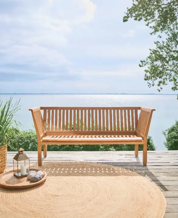 Sika-Design Catherine teak bench by Arne Jacobsen