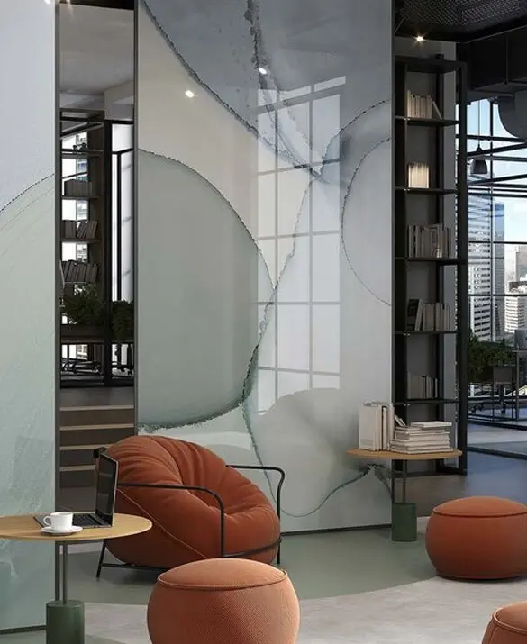 jewelry store decorated with smart panels supernova by Tecnografica