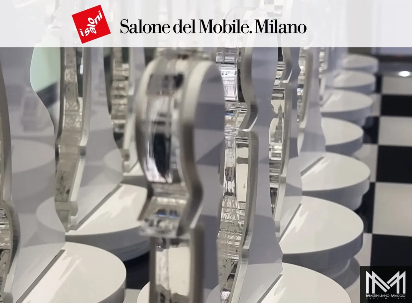 Acrylic Chess Table Massimiliano Maggio