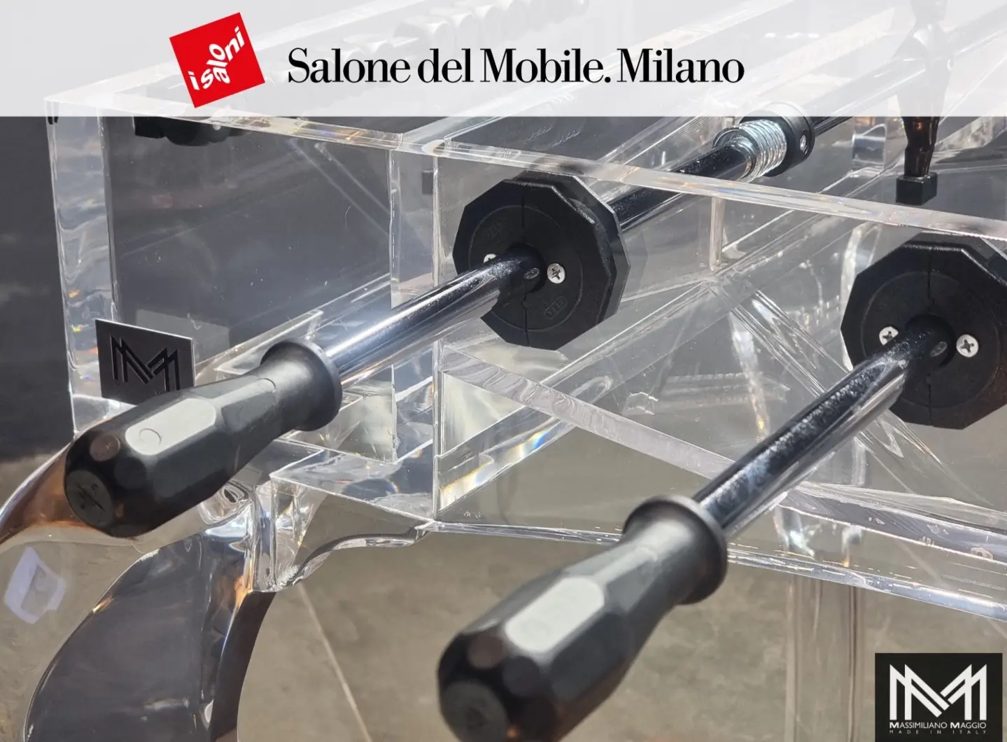 New Acrylic Foosball Table Class by Massimiliano Maggio 
