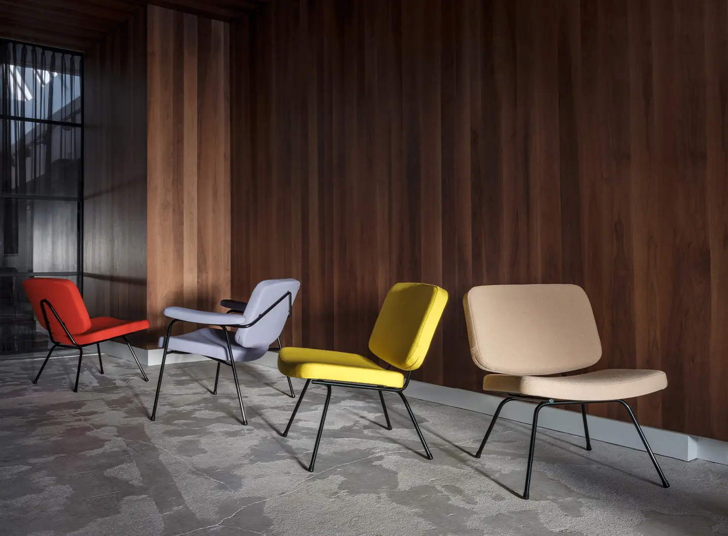 artifort, chair, color, salone milano, design