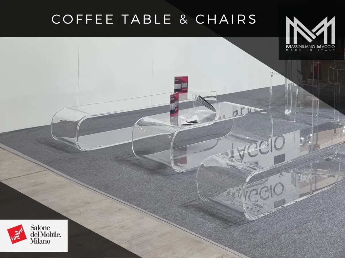 New Acrylic Coffee table & Sofas