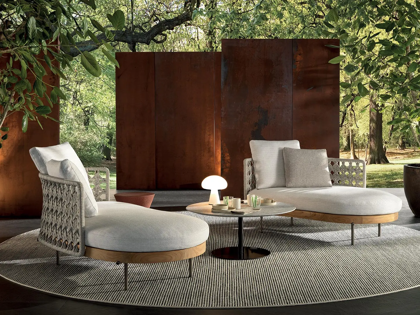 torii nest, minotti, outdoor, salone milano