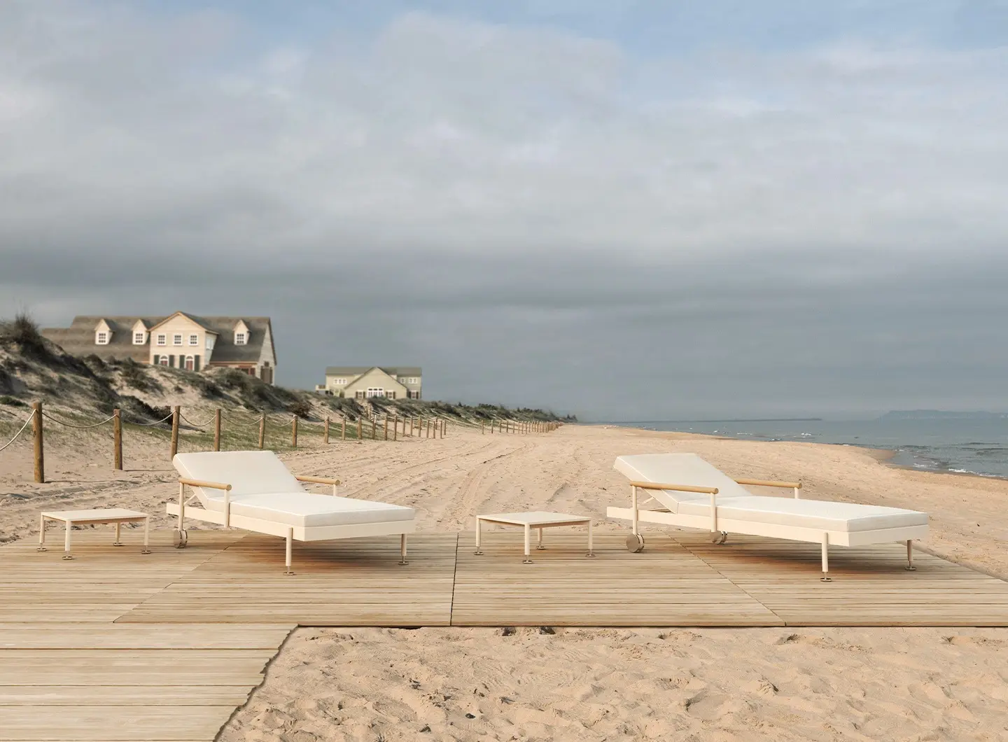 Hamptons sun loungers