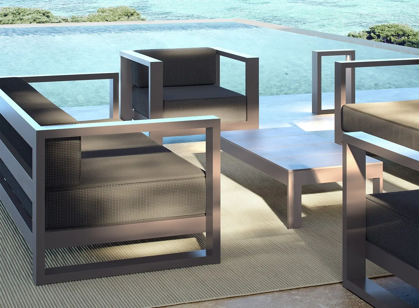 Posidonia lounge chair