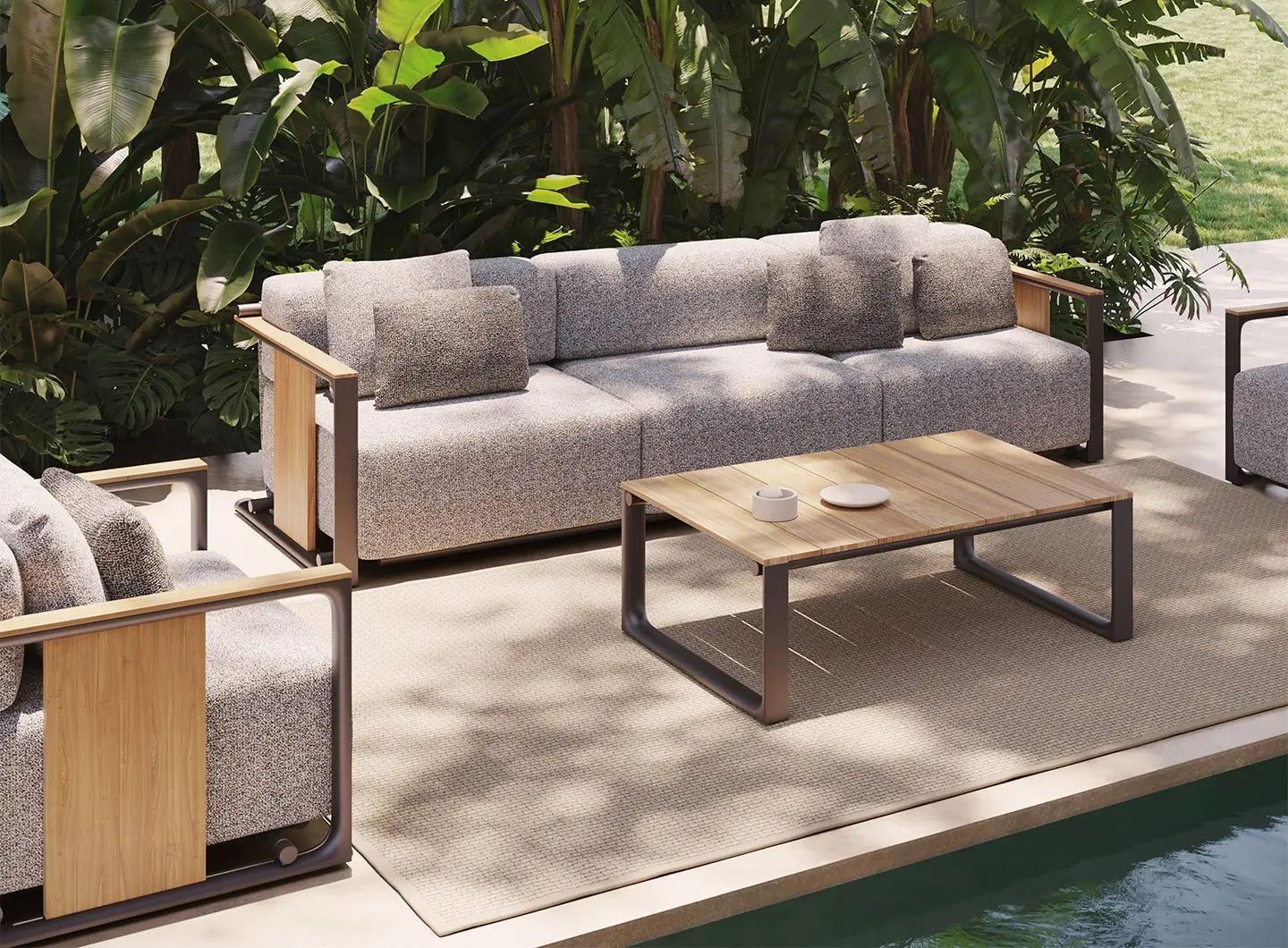 Tulum sofa and lounge chair