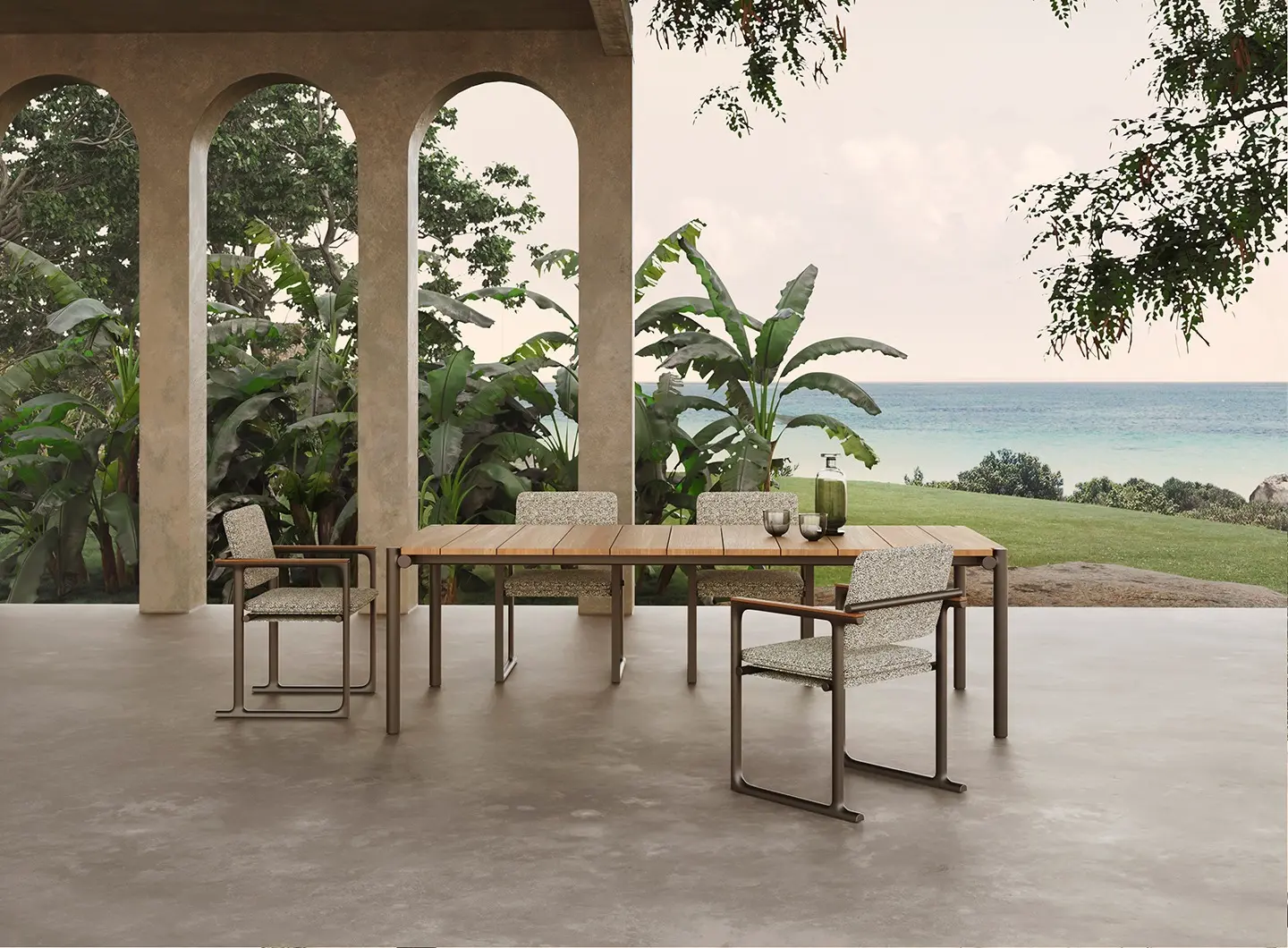 Tulum dinner table and chairs