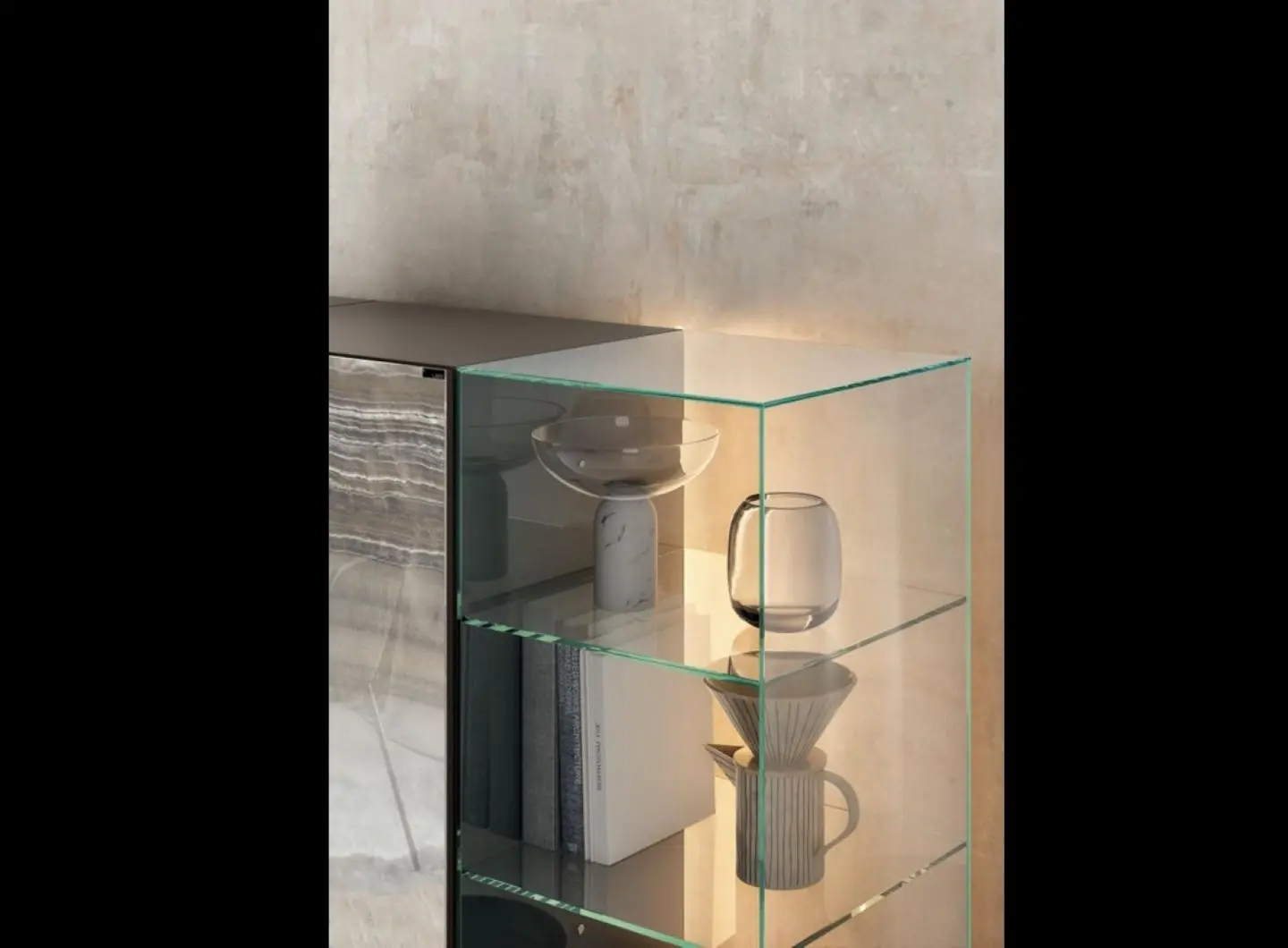 LAGO - 36e8 Glass Sideboard