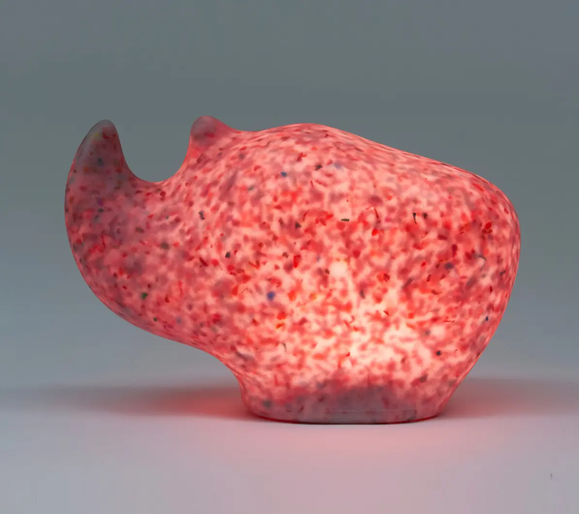 ecoBirdy Rhino Lamp Strawberry LED