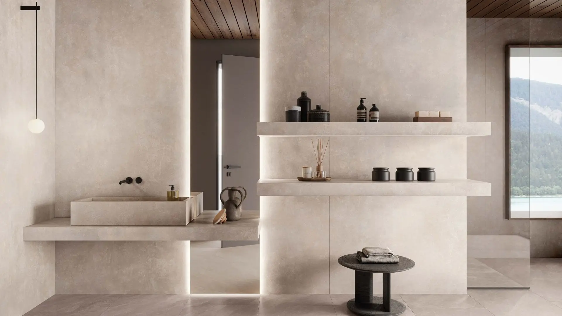 Casalgrande Padana - Aquatio Limpid90, Pure180, 180T Metropolis Sand