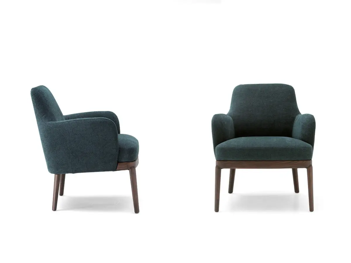 Arte Brotto - Principe Armchair front and side view