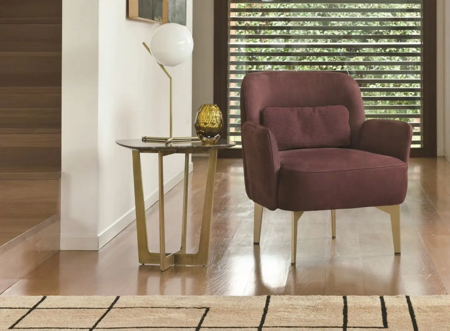 CTS Sofa - Collection Charme and armchair Margot.