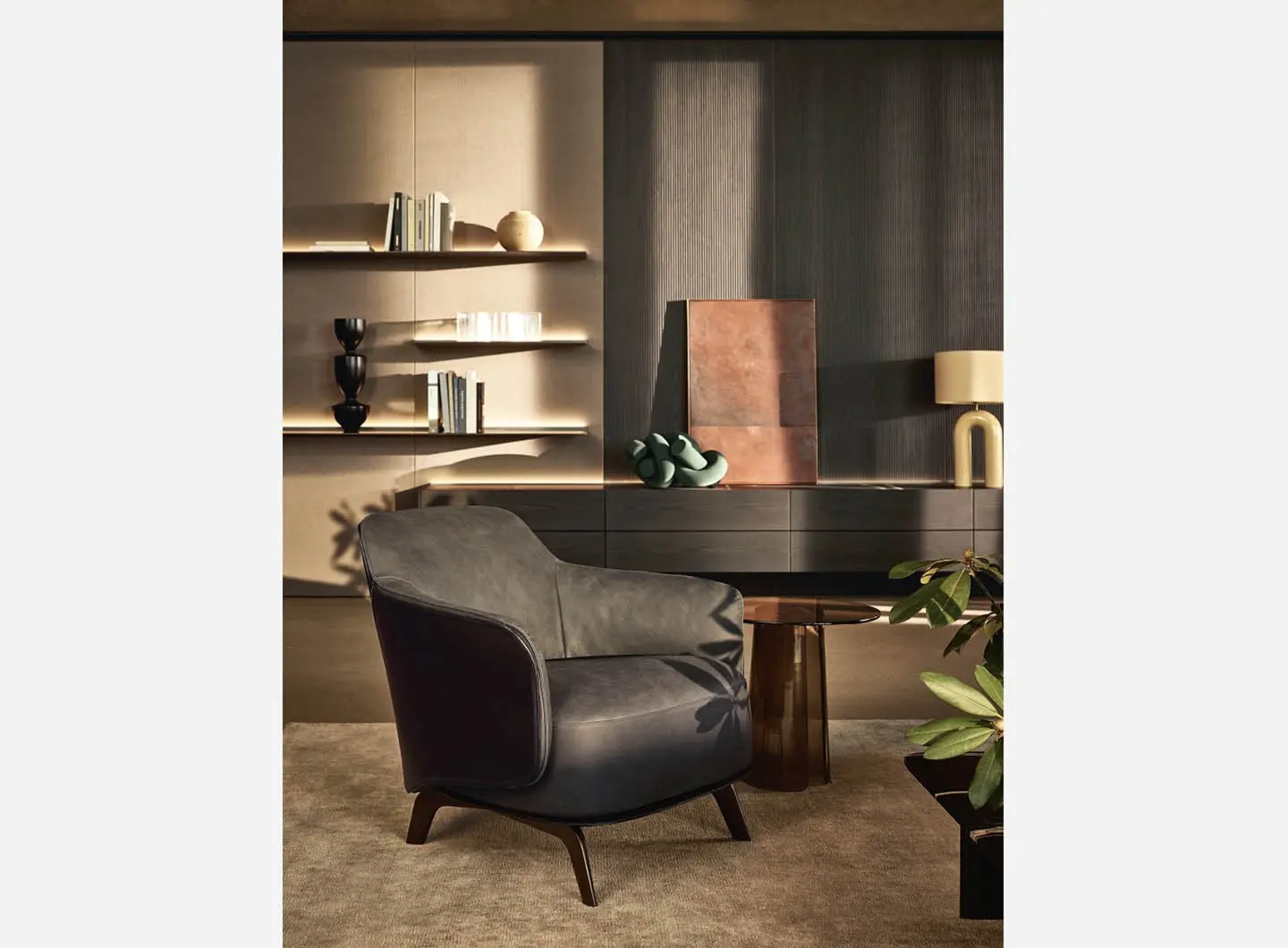 Kaori armchair, design by Jean-Marie Massaud