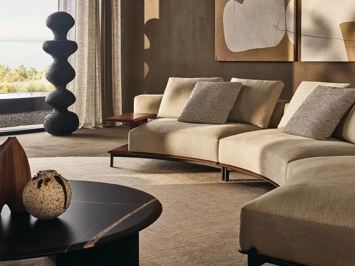 Brera sofa, design by Jean Marie Massaud