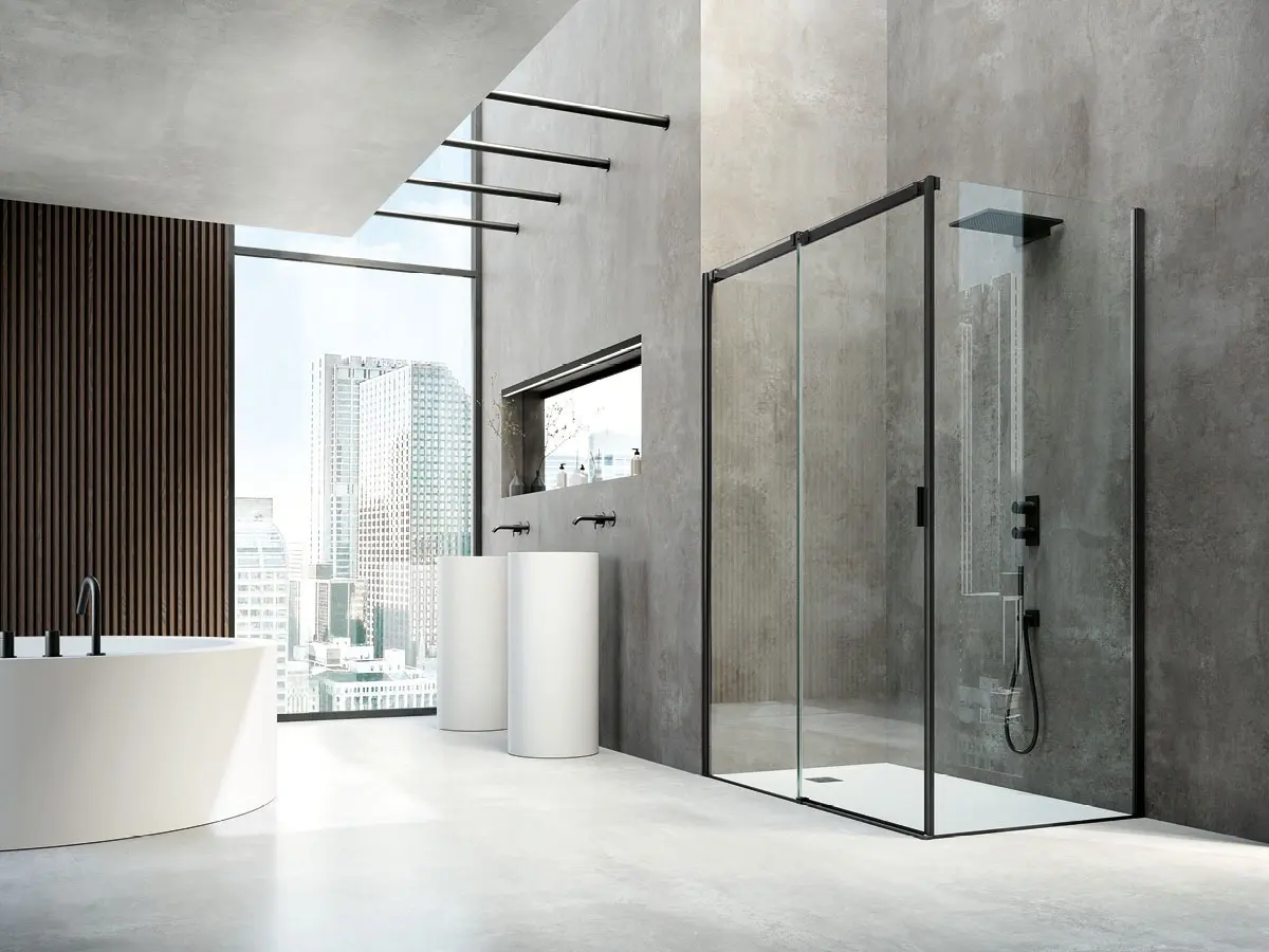 Vismaravetro - sliding shower enclosure - Serie 8000 collection