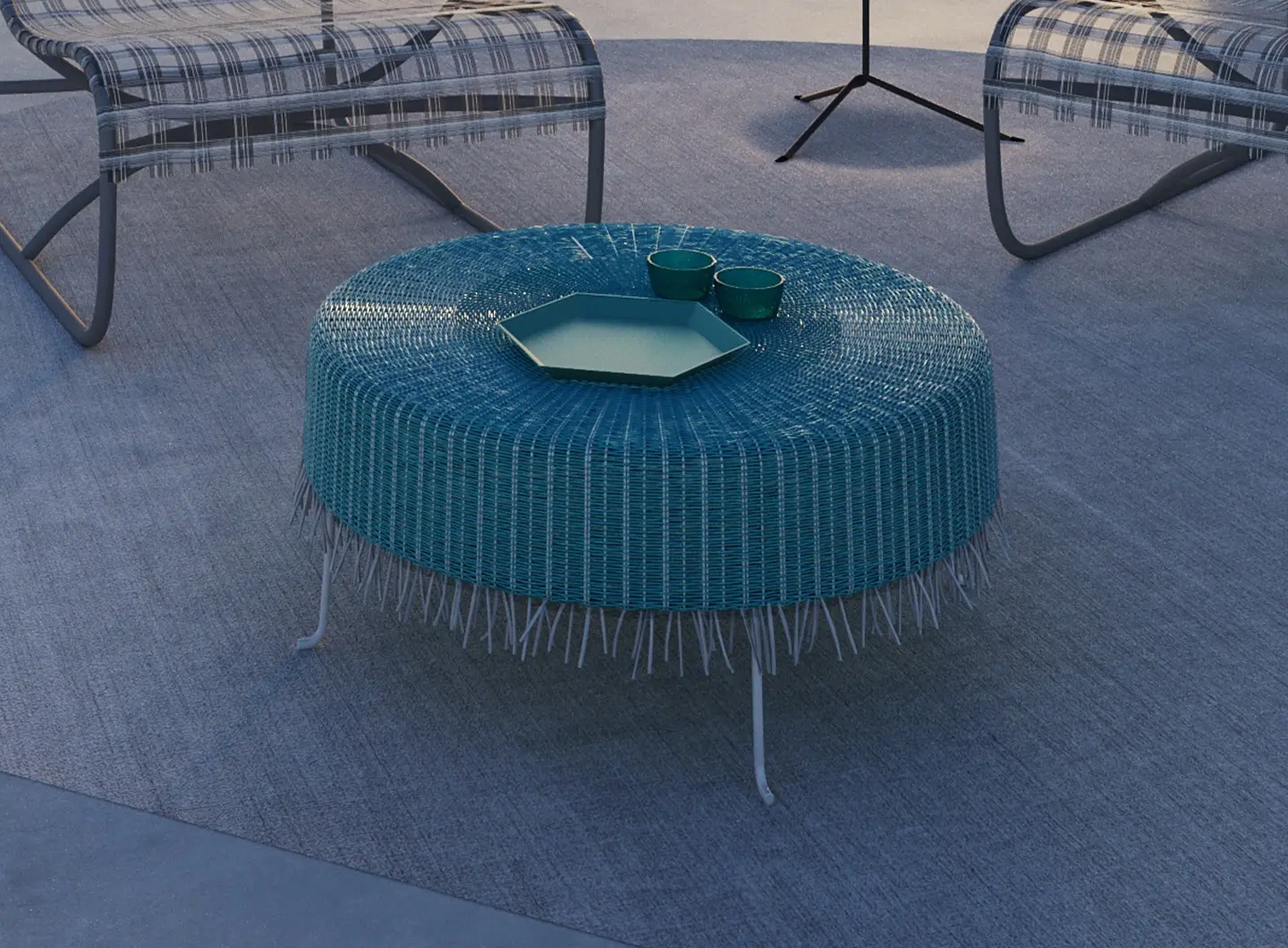 Sifas-Fringes collection- coffee table