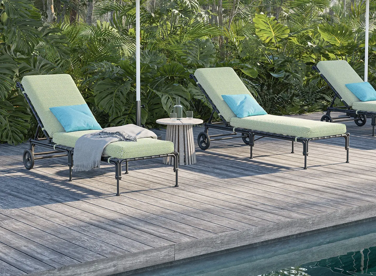 Sifas-Kross collection- adjustable chaise lounge