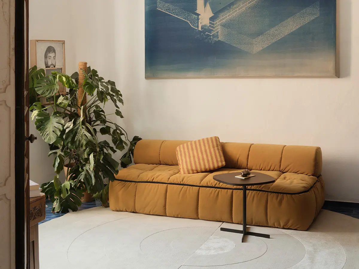 Strips sofa-bed design Cini Boeri