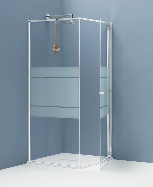 Filo è il nuovo box doccia con telaio di Arblu dal design pulito ed elegante