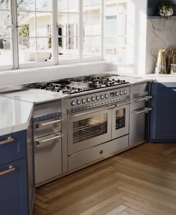 Picture of stainless steel kitchen modules