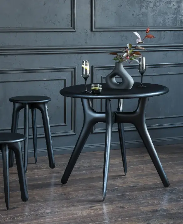 Zieta Studio - Ultraleggera Stool & Ultraleggera Round Table)