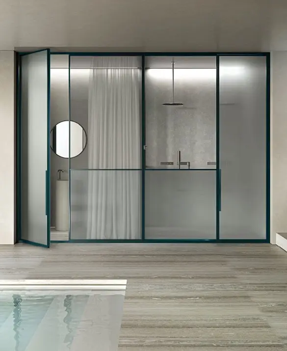 Vismaravetro - Glass partition walls for bathrooms and contract orders - Suite