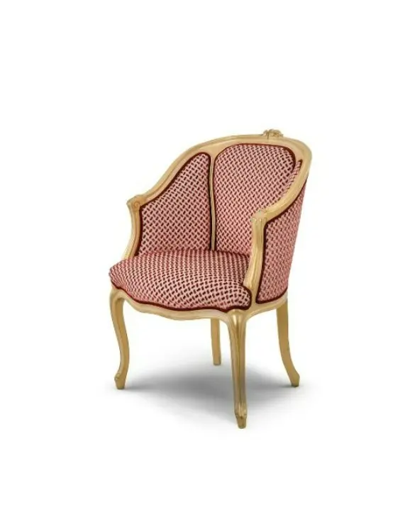 ART. 3574 - SMALL ARMCHAIR IN CARVED WOOD