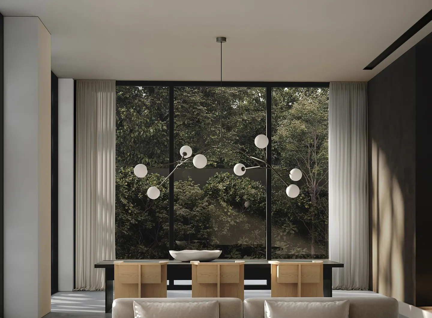 Drop_bulp_grande___native_tray___brutus_dining_oak___wabi_glass_vases___phantom_tables___Toe_armchair.jpg