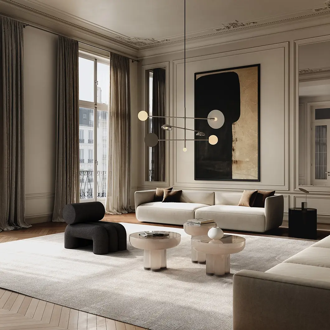 Sahn_chrome___Foku_deep_taupe___Crown_glass_tables___Sunao_fat_petit___Reflect_table_lamp1.jpg