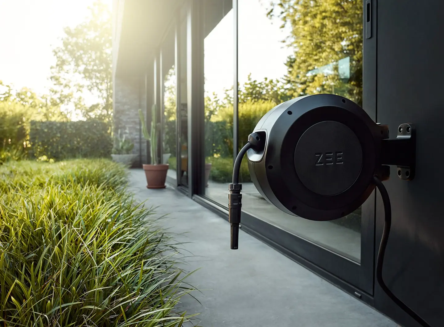 ZEE mirtoon hose reel 10 meter black 1