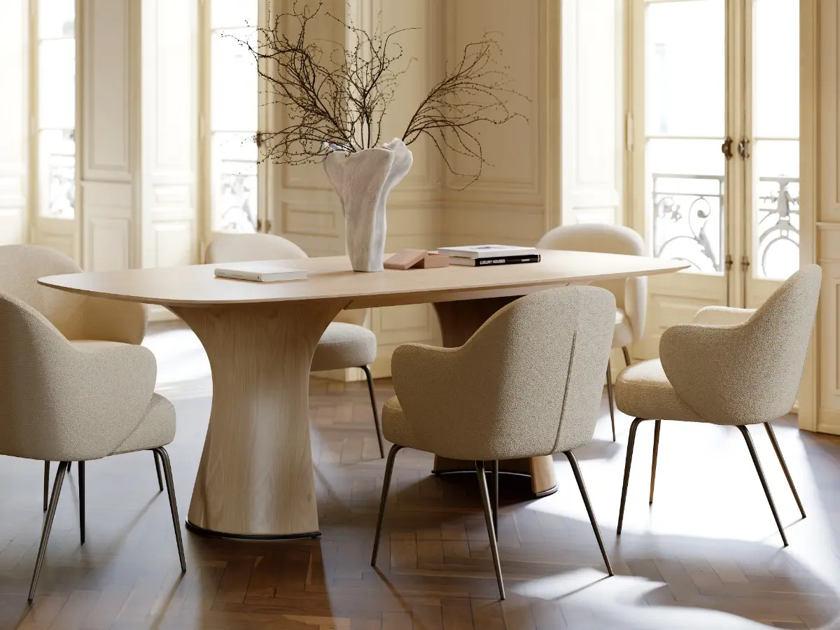 So elegant around a dining table