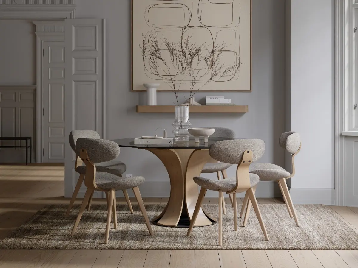 BUCKLE chairs and EPIC table goes well as a set