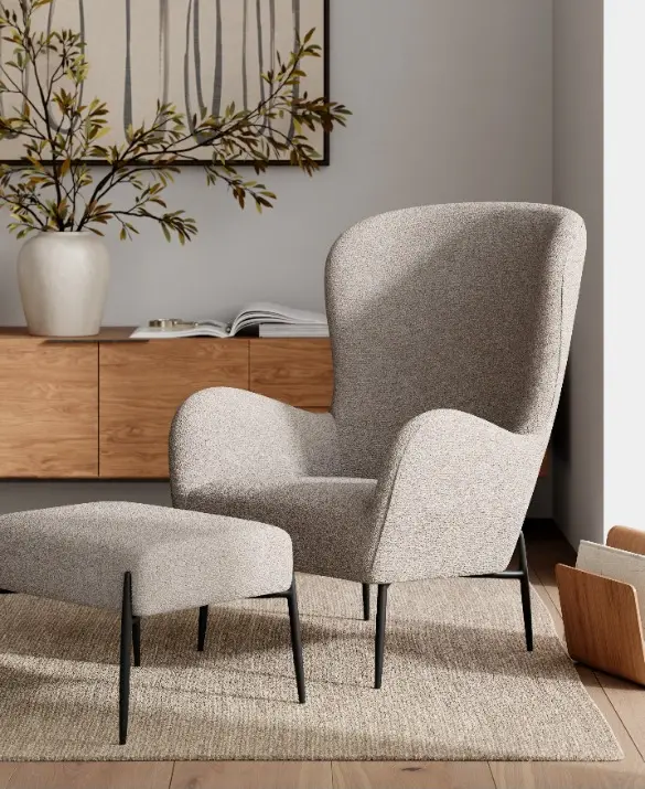 DAN-FORM's GLAM lounge chair - high back