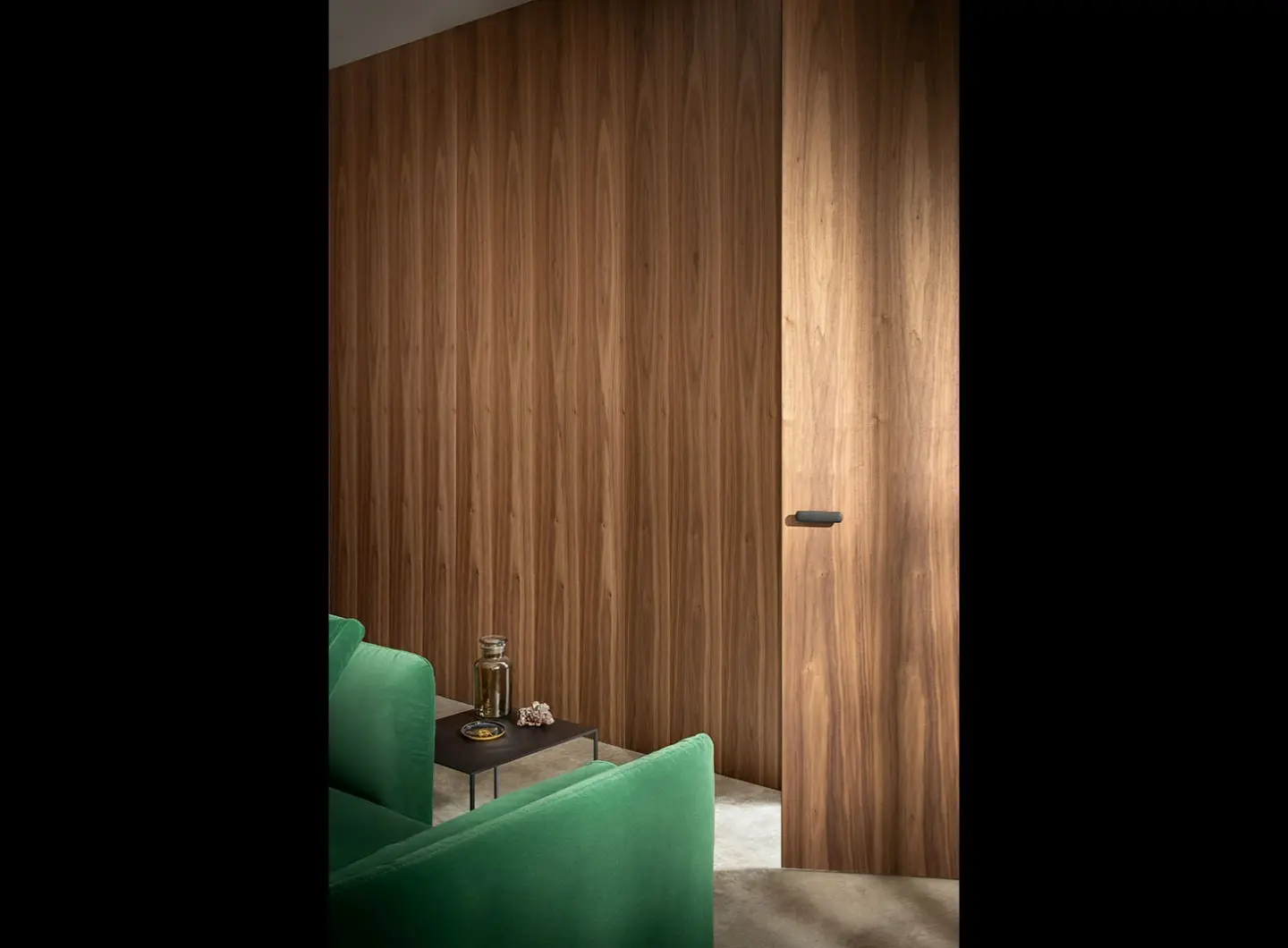 Wall&Door - partitions with integrated doors - Canaletto walnut finishing