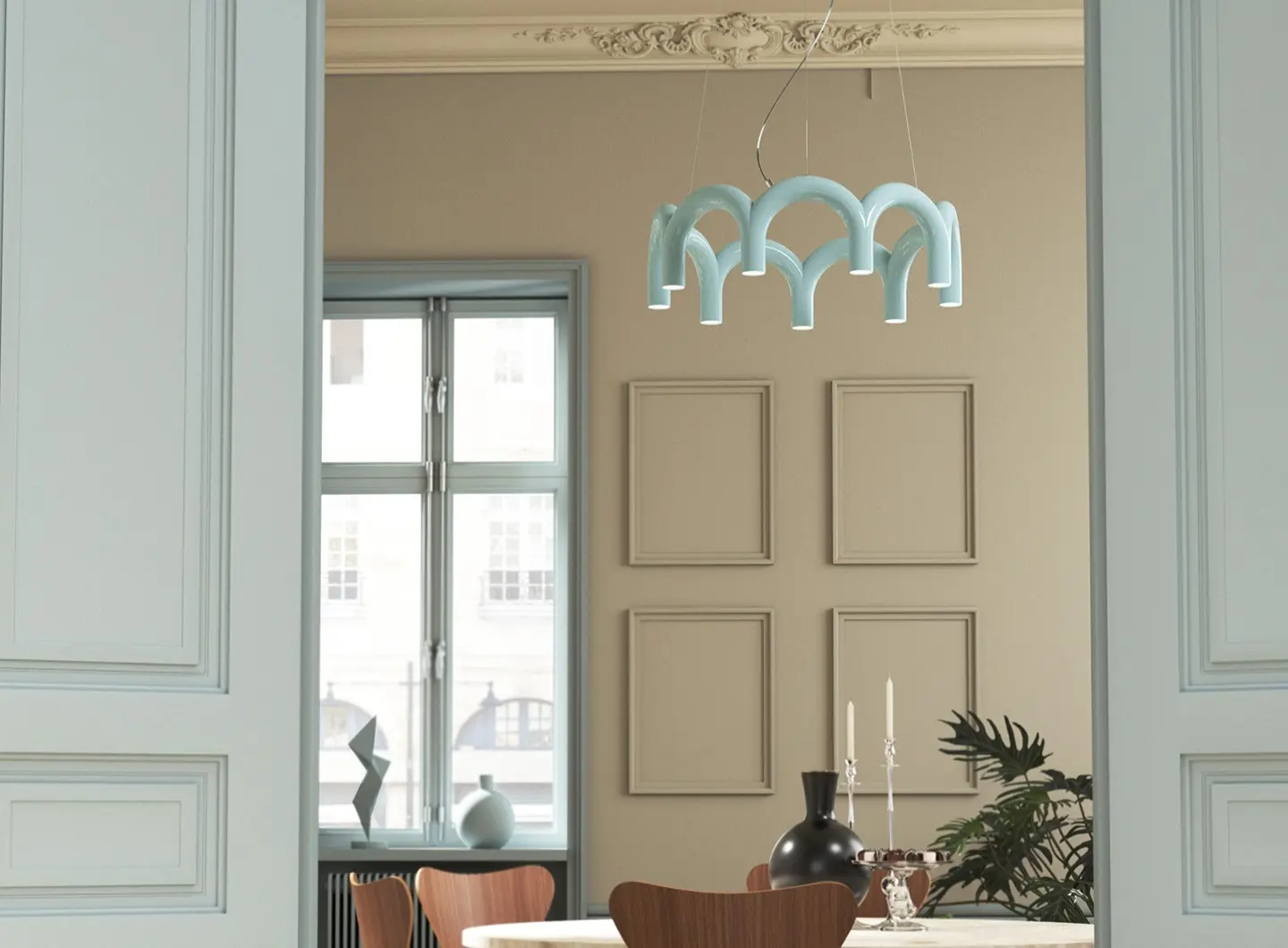 Arch circle 76 light blue