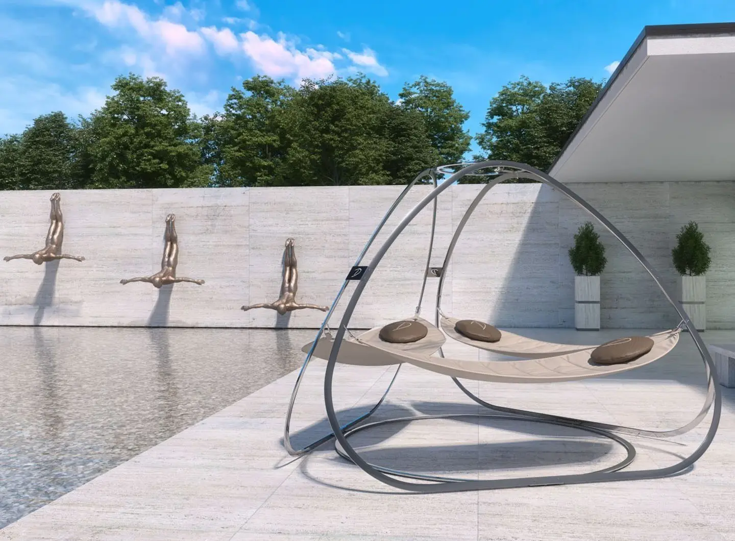Barcellona hammock - Mirabile Dolcefarniente Outdoor collection