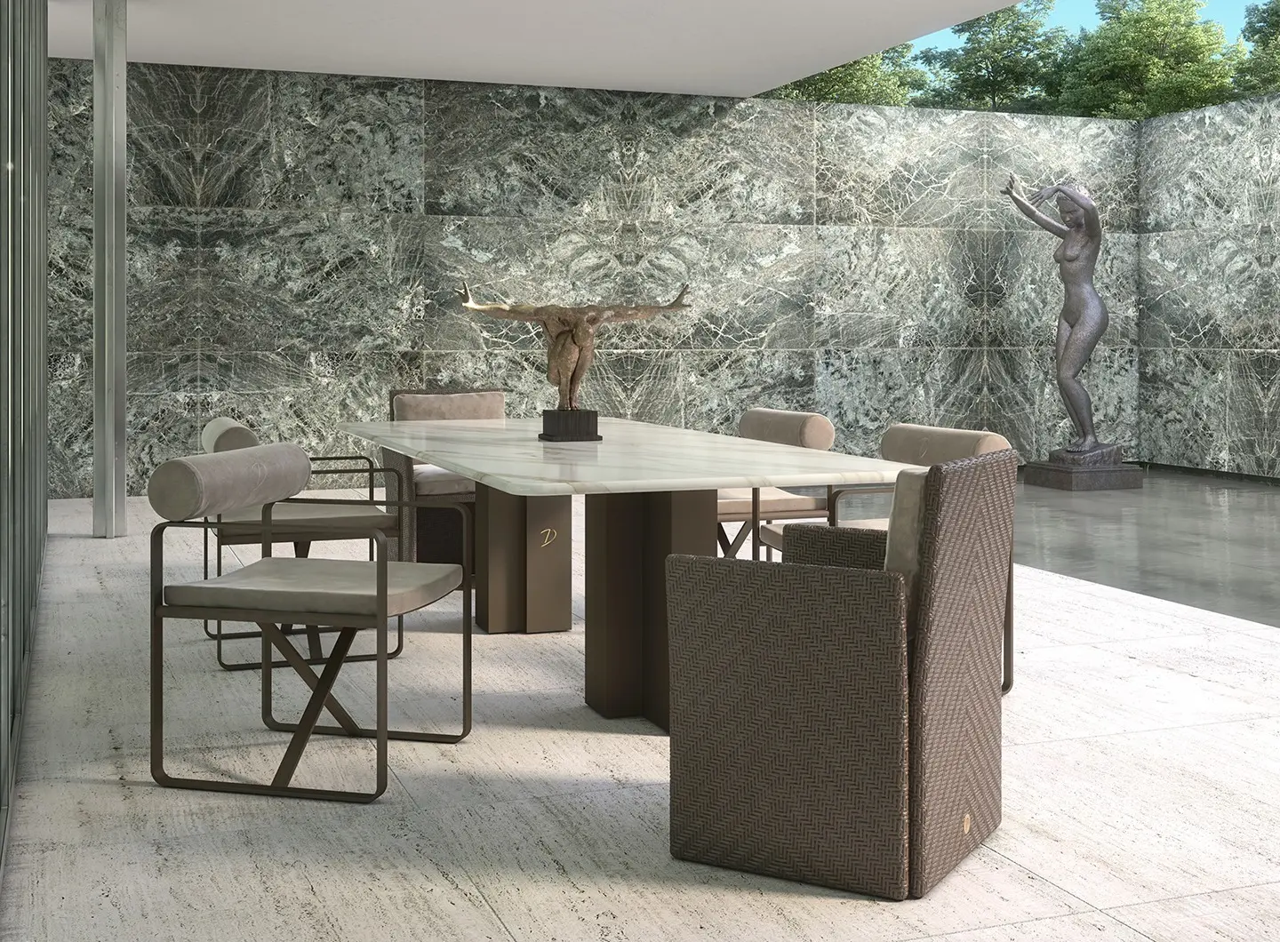 Barcellona dining set - Mirabile Dolcefarniente Outdoor collection