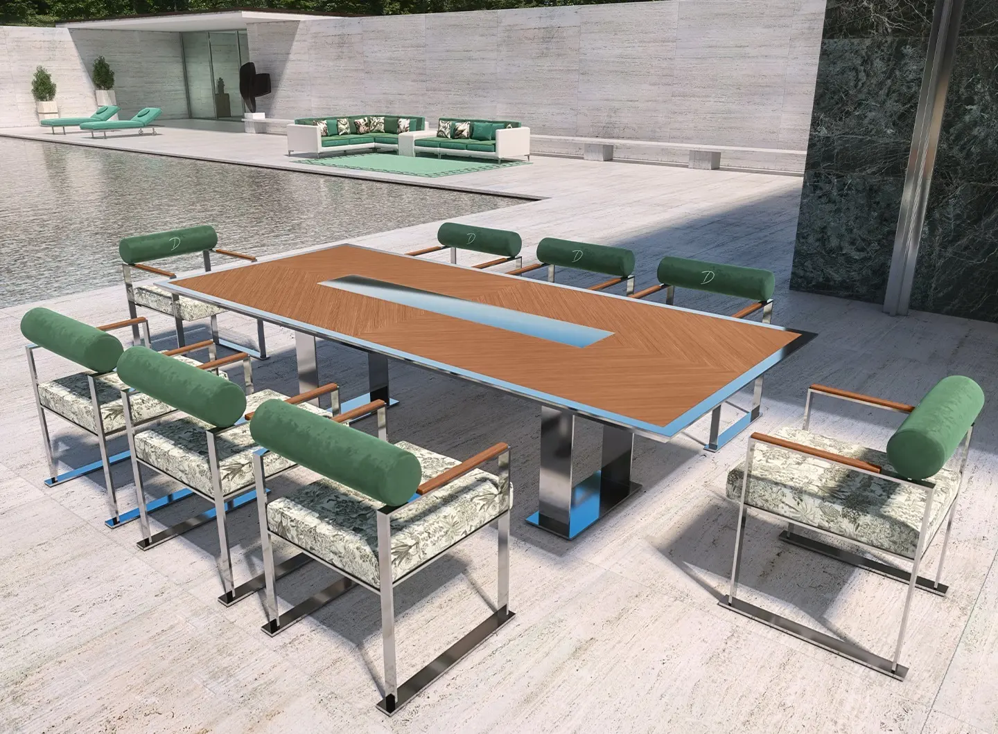 Barcellona dining set - Mirabile Dolcefarniente Outdoor collection