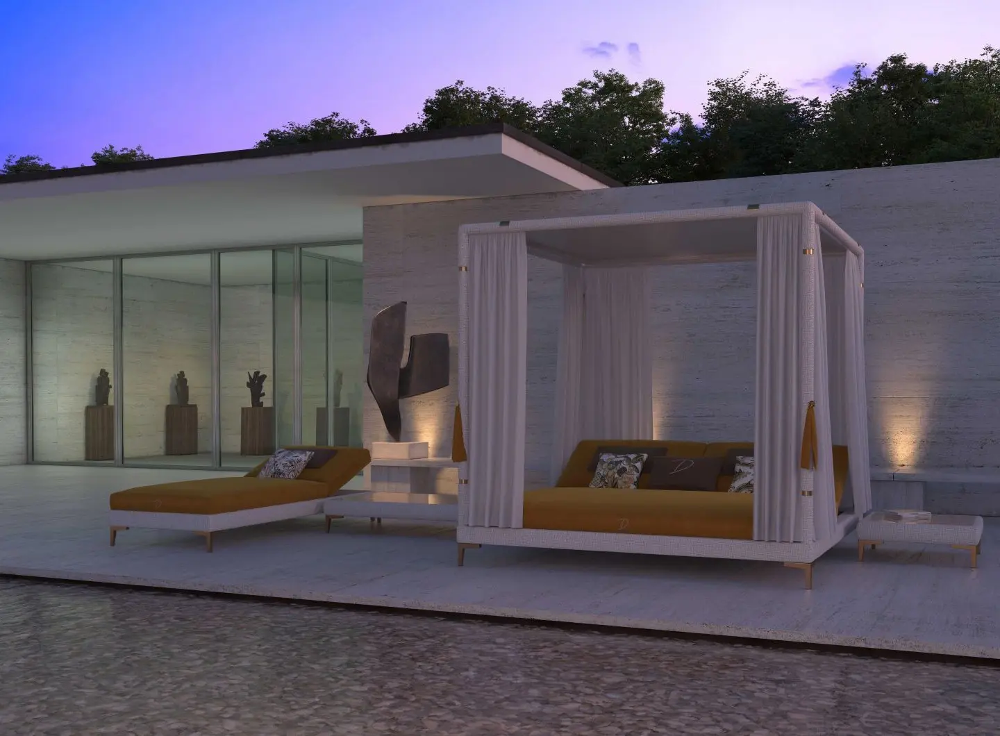 Miami relax set - Mirabile Dolcefarniente Outdoor collection