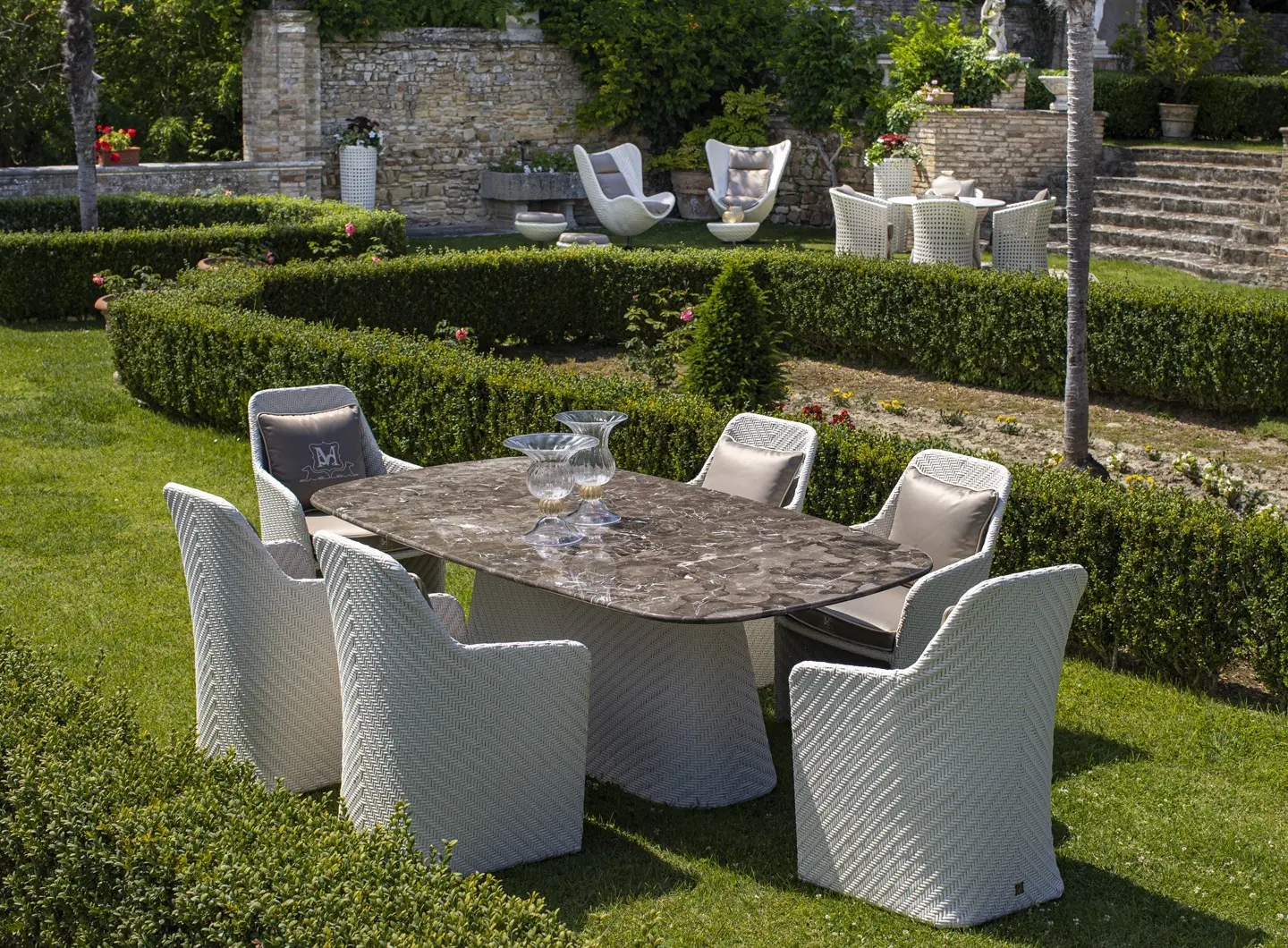 Kenzia dining set - Demetra Samuele Mazza Oudoor collection