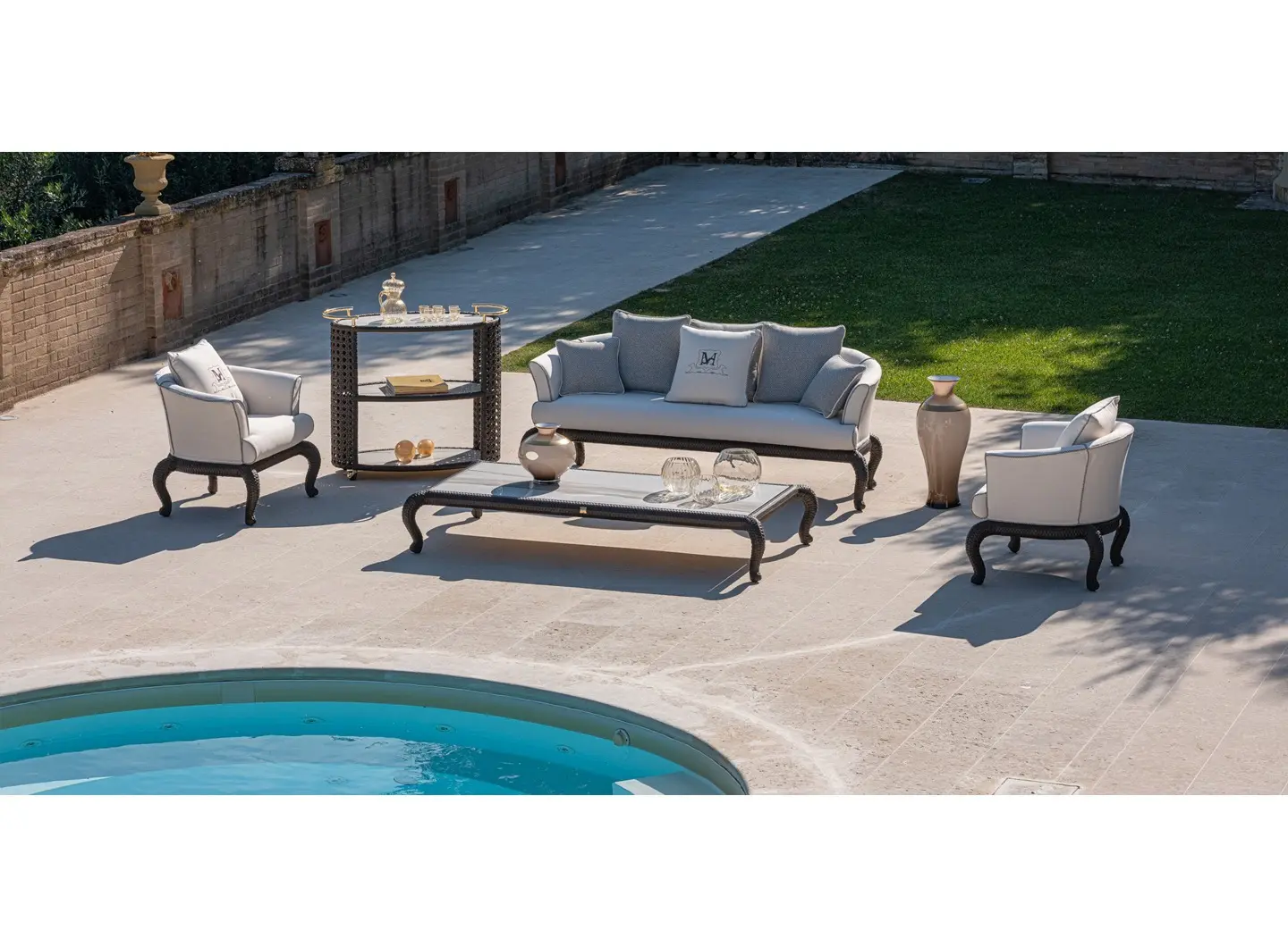 Canopo/T2 lounge set - Siderale Samuele Mazza Outdoor collection